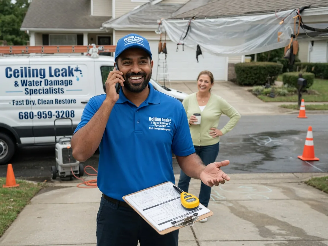Ceiling Leak Cleanup Fort Washakie, WY FAQs